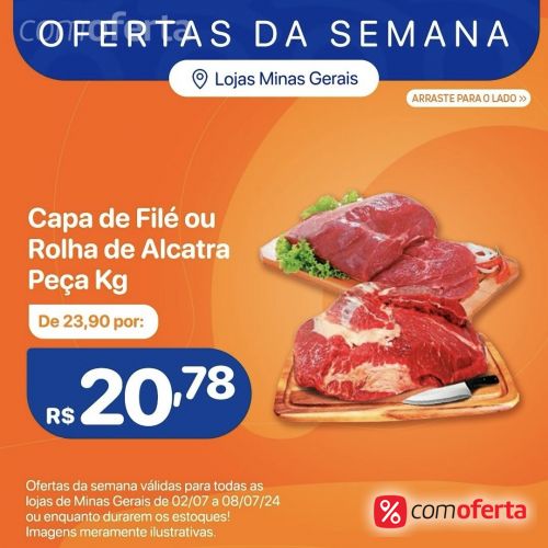 Carne Bovina Rolha da Alcatra - KG