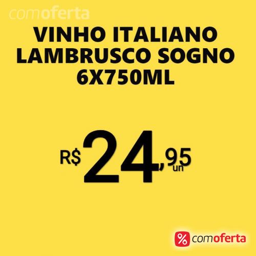 Vinho Italiano Lambrusco 750ml