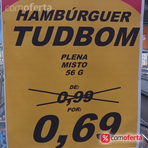 Hambúrguer Misto Tudbom 56g