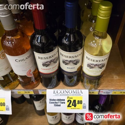 Vinho Chileno Concha Y Toro Reservado 750ml