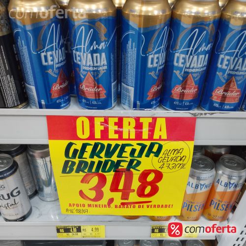 Cerveja Bruder Alma Cevada - 473ml Latão