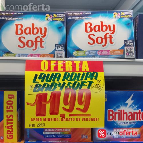 Detergente em Pó Baby Soft - 1.6kg