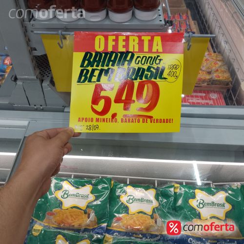 Batata Congelada Frita Bem Brasil 400g