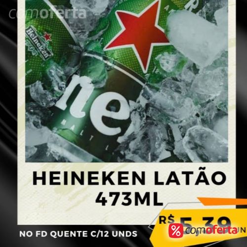 Cerveja Heineken 473ml - Latão