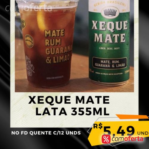 Xeque Mate - Mate e Rum - 355ml Lata