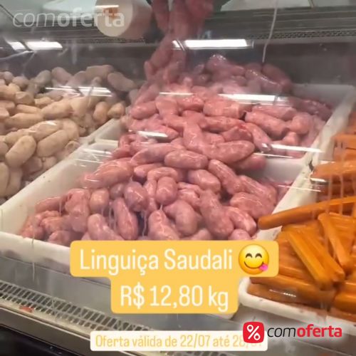 Linguiça Para Churrasco Saudali Kg