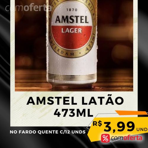 Cerveja Amstel Lager 473ml - Latão