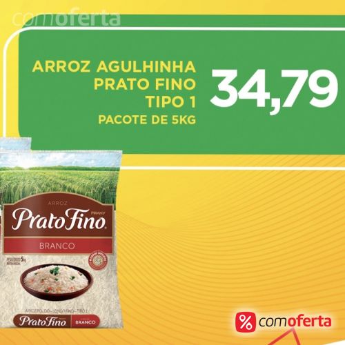 Arroz Branco Prato Fino Tipo 1 - 5kg