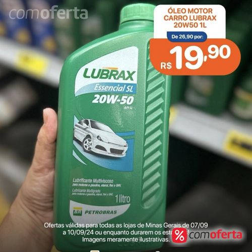 Óleo Lubrificante de Motor - 1L (Conferir a Marca e Composição)