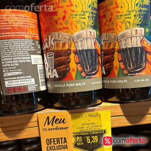 Cerveja Wals Copo Lagoinha 600ml