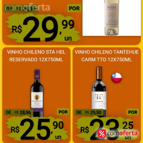 Vinho Chileno Tantehue 750ml