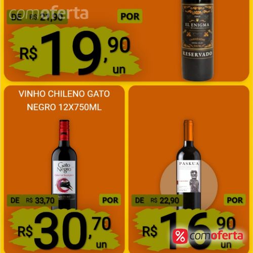 Vinho Chileno Gato Negro 750ml