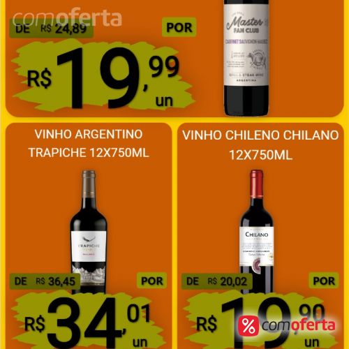 Vinho Argentino The Grill Master Fan Club 750ml