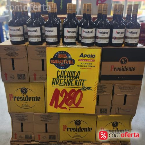 Cachaça Presidente 900ml