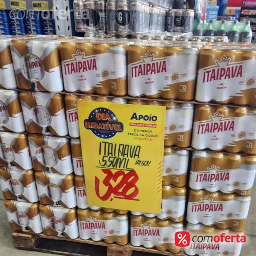 Cerveja Itaipava 550ml - Mega Latão