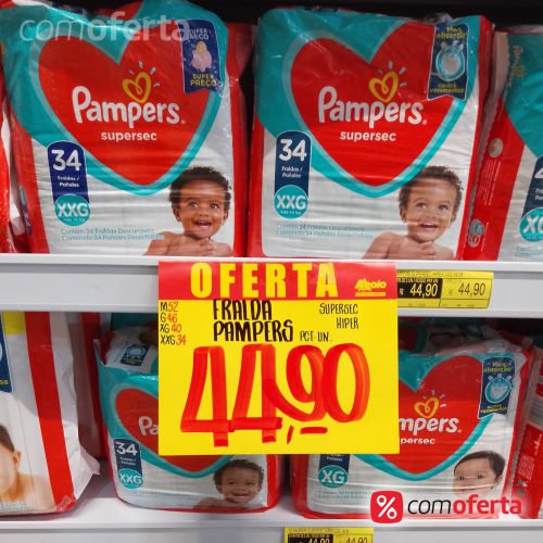 Fralda Pampers Supersec