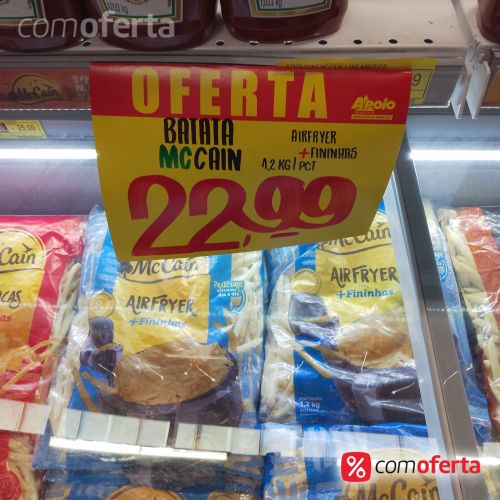 Batata Congelada Frita McCain Airfryer 1,2Kg