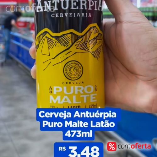 Cerveja Antuérpia Puro Malte 473ml Latão