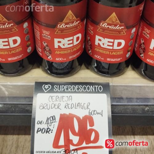 Cerveja Bruder Red Lager 600ml