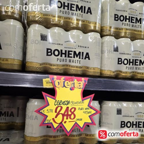 Cerveja Bohemia 473ml - Latão