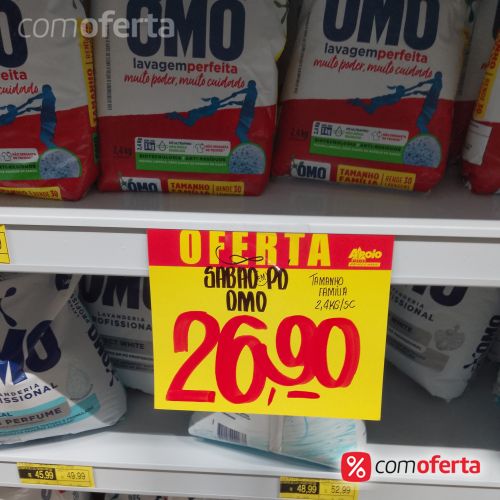 Detergente em Pó Omo Lavagem Perfeita - 2,4 kg