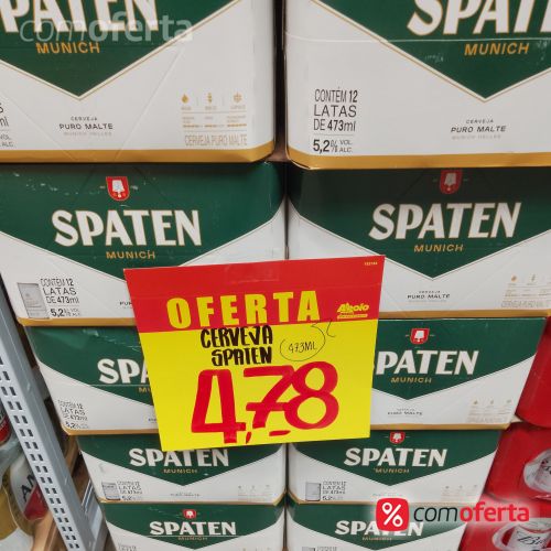 Cerveja Spaten Puro Malte Munich 473ml - Latão