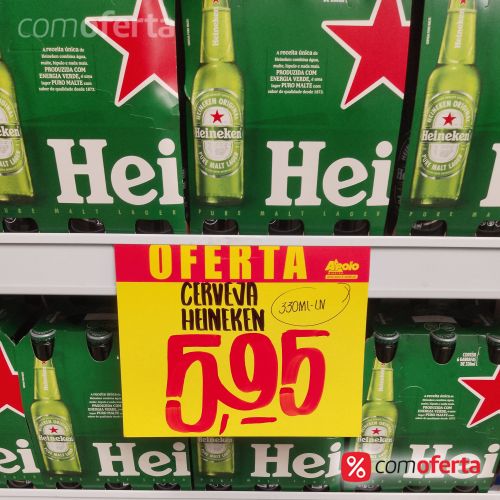 Cerveja Heineken 330ml Long Neck