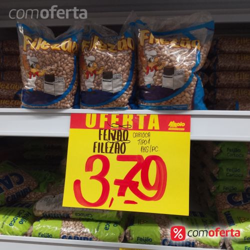 Feijão Carioca Filezão 1kg