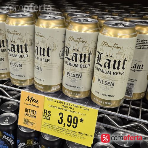 Cerveja Laut Pilsen 473ml - Latão