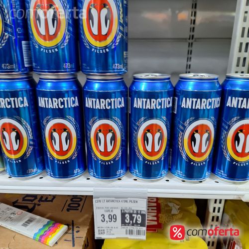 Cerveja Antarctica 473ml - Latão