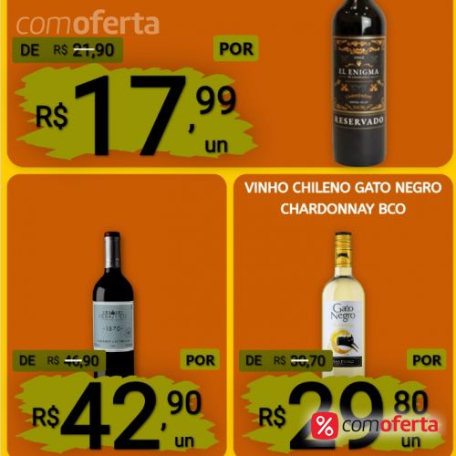 Vinho Chileno Gato Negro 750ml