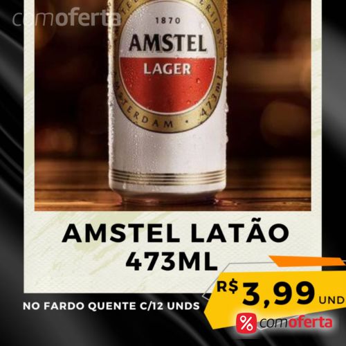 Cerveja Amstel Lager 473ml - Latão