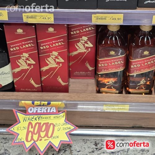 Whisky Johnnie Walker Red Label 750ml