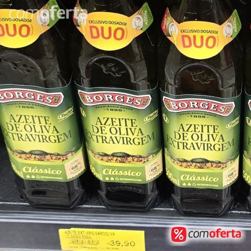 Azeite Espanhol de Oliva Extra Virgem Borges Vidro 500ml
