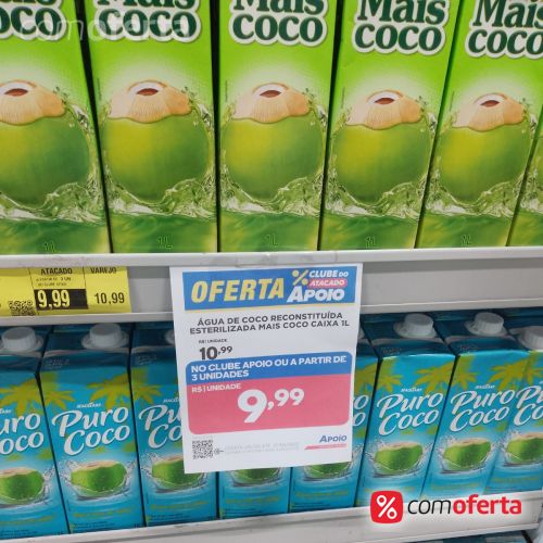 Água De Coco Mais Coco 1l