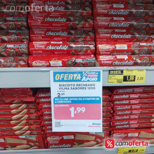 Biscoito Recheado Vilma - 120g