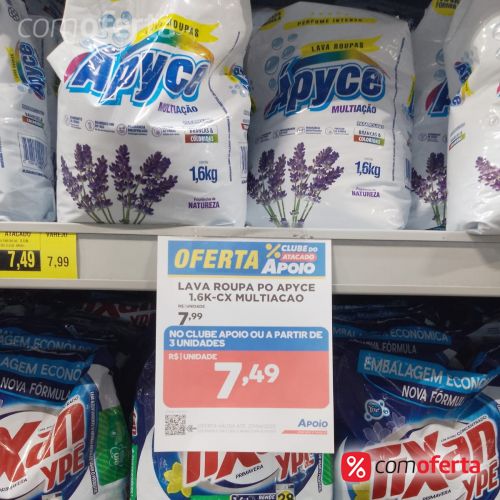 Lava Roupas em Pó Ápyce Multiação 1,6Kg