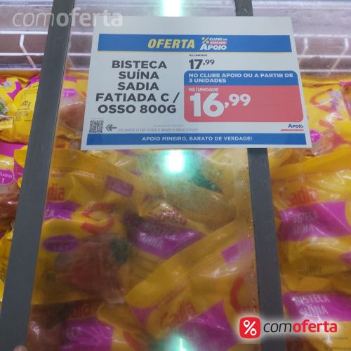 Bisteca Suína Sadia 800g