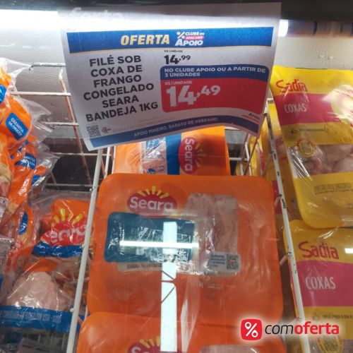 Filé de Coxa c/ Sobrecoxa - Kg