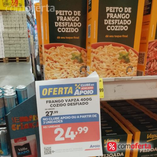 Peito de Frango Desfiado 400g