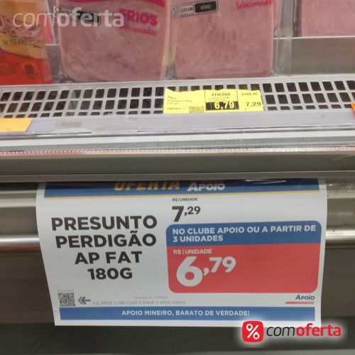 Presunto Perdigão Fatiado 180g
