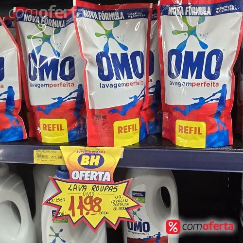 Sabao Liquido Omo Lavagem Perfeita - 900ml