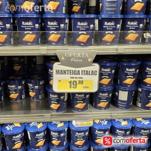 Manteiga Italac com Sal 500G