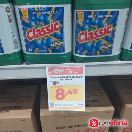 Água Sanitária Classic Nature 5l