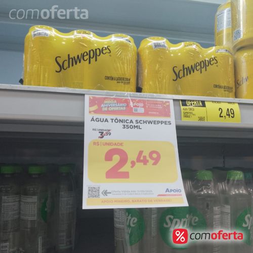 Refrigerante Schweppes Água Tônica Lata 350ml