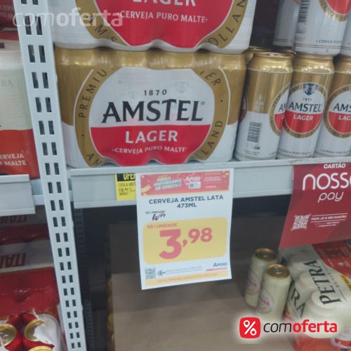 Cerveja Amstel Lager 473ml - Latão