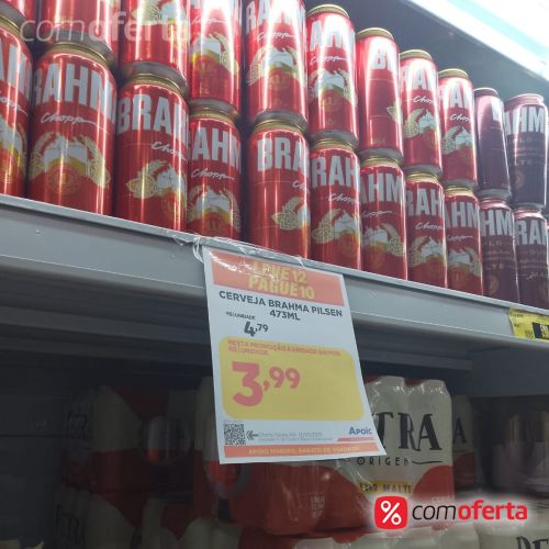 Cerveja Brahma 473ml - Latão