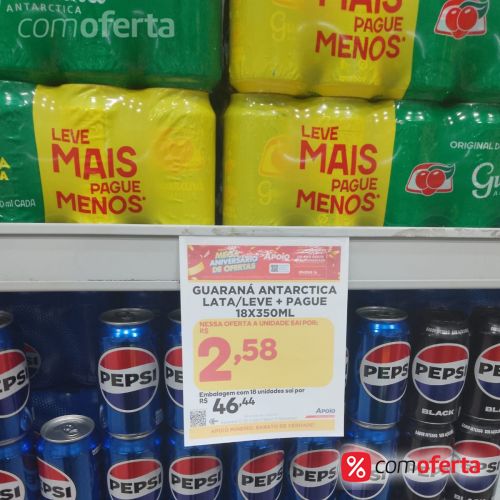 Refrigerante Antarctica Guaraná 350ml