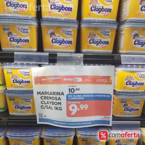 Margarina Claybom Com Sal 1kg