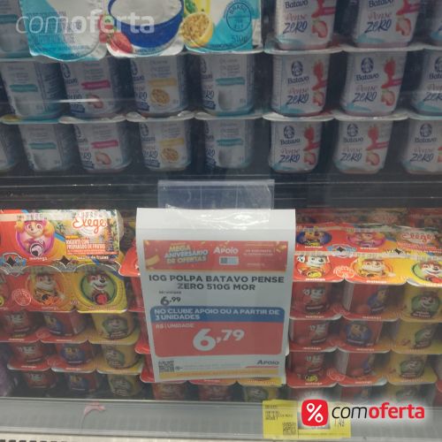 Iogurte Batavo Pense Zero 510g